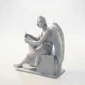 Tượng Thiên Thần Đọc Sách Cổ Điển - Mô hình in 3D - Thumbnail 2