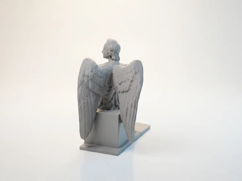 Tượng Thiên Thần Đọc Sách Cổ Điển - Mô hình in 3D - Image 3
