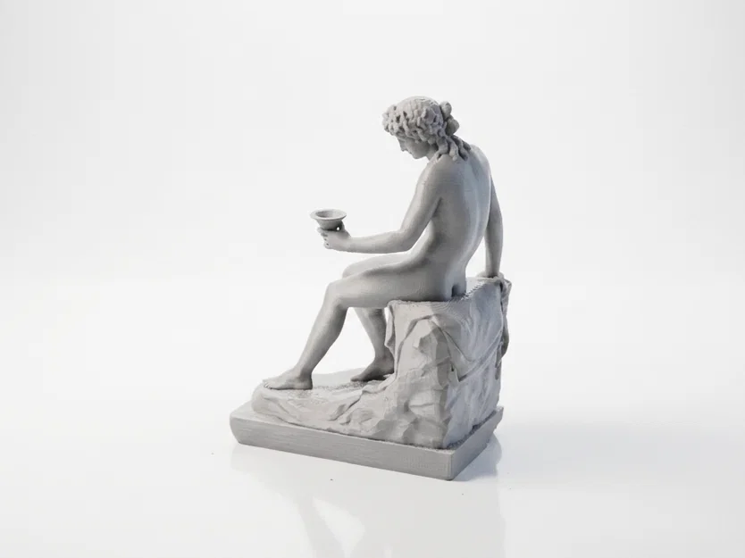 Tượng Bacchus Cổ Điển - Mô Hình Điêu Khắc Nghệ Thuật In 3D - Image 2