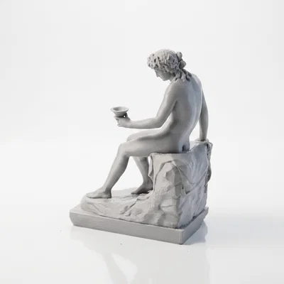 Tượng Bacchus Cổ Điển - Mô Hình Điêu Khắc Nghệ Thuật In 3D