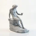 Tượng Bacchus Cổ Điển - Mô Hình Điêu Khắc Nghệ Thuật In 3D - Thumbnail 3