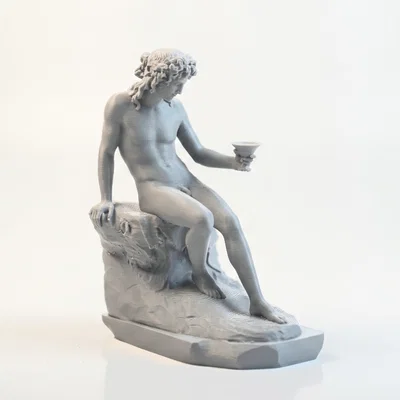 Tượng Bacchus Cổ Điển - Mô Hình Điêu Khắc Nghệ Thuật In 3D