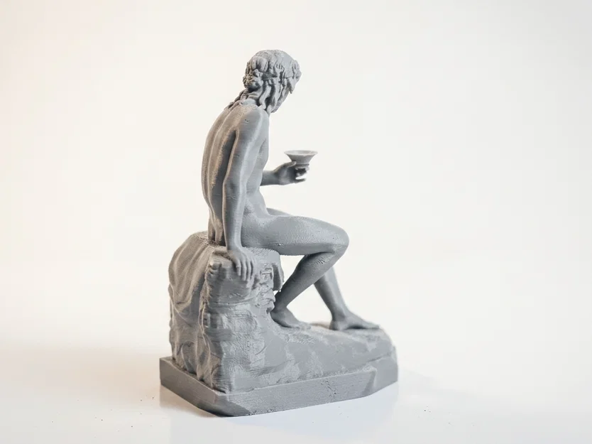Tượng Bacchus Cổ Điển - Mô Hình Điêu Khắc Nghệ Thuật In 3D - Image 4