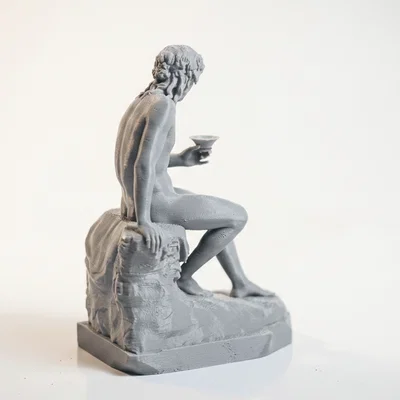 Tượng Bacchus Cổ Điển - Mô Hình Điêu Khắc Nghệ Thuật In 3D