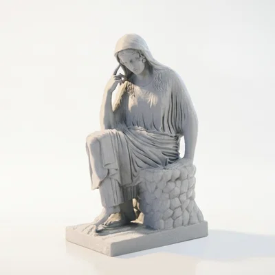 Tượng Penelope Cổ Điển - Mô hình điêu khắc 3D chất lượng bảo tàng