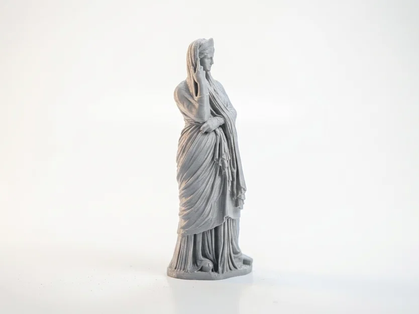 Mô hình tượng cổ điển Pudicitia - Tượng điêu khắc 3D nghệ thuật - Image 1