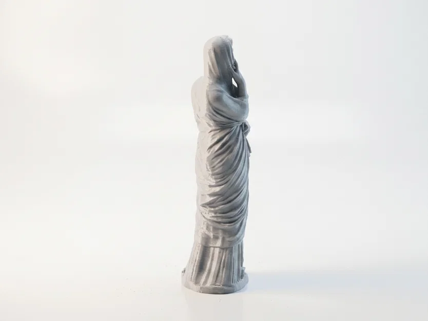 Mô hình tượng cổ điển Pudicitia - Tượng điêu khắc 3D nghệ thuật - Image 4
