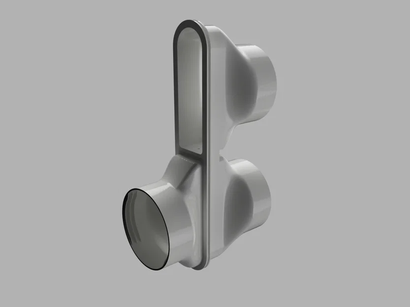 Đầu nối ống đôi có mặt bích cho điều hòa 150 mm - Image 1