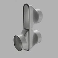 Đầu nối ống đôi có mặt bích cho điều hòa 150 mm - Thumbnail 1
