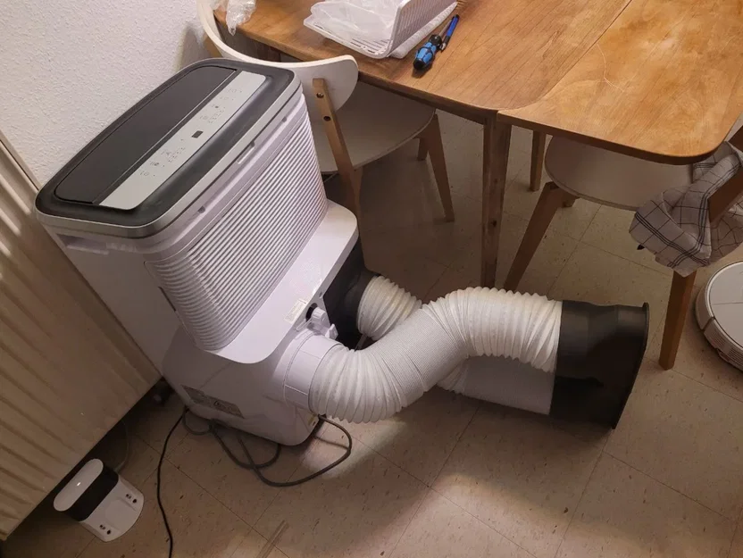 Đầu nối ống đôi có mặt bích cho điều hòa 150 mm - Image 2