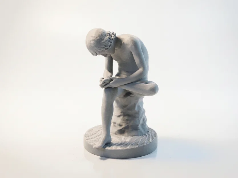 Mô hình in 3D tượng nghệ thuật kinh điển Cậu bé lấy gai (Boy With Thorn) - Image 1