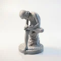 Mô hình in 3D tượng nghệ thuật kinh điển Cậu bé lấy gai (Boy With Thorn) - Thumbnail 1