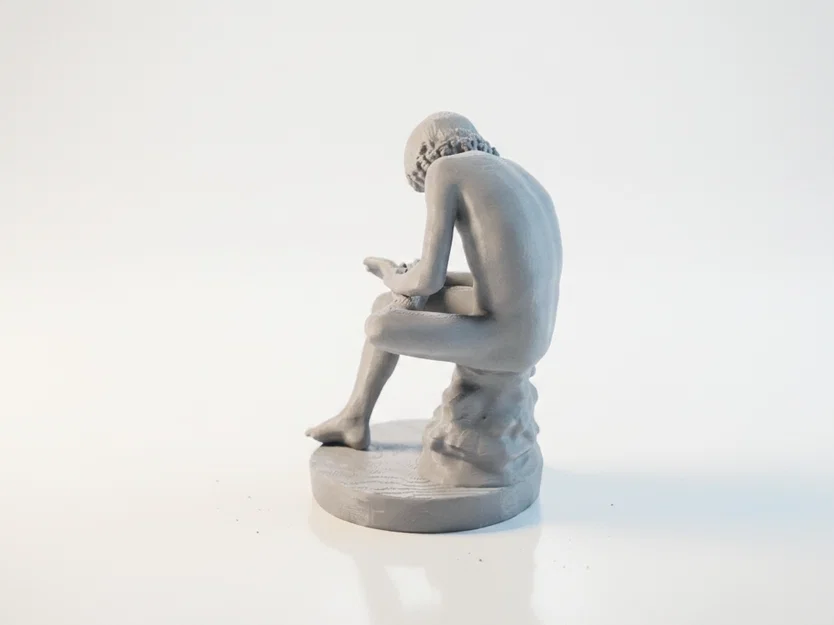 Mô hình in 3D tượng nghệ thuật kinh điển Cậu bé lấy gai (Boy With Thorn) - Image 2