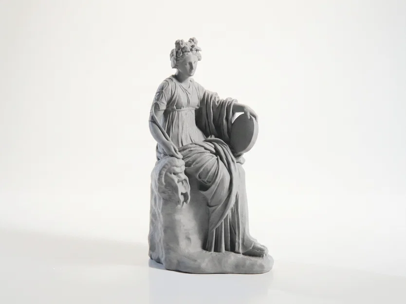 Tượng Nàng Thơ Ngồi Cổ Điển - Mẫu In 3D Nghệ Thuật Bảo Tàng - Image 1