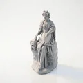 Tượng Nàng Thơ Ngồi Cổ Điển - Mẫu In 3D Nghệ Thuật Bảo Tàng - Thumbnail 2