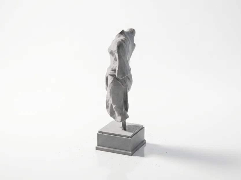 Mẫu in 3D Tượng bán thân nữ phong cách cổ điển (Classical Draped Female Torso) - Image 2