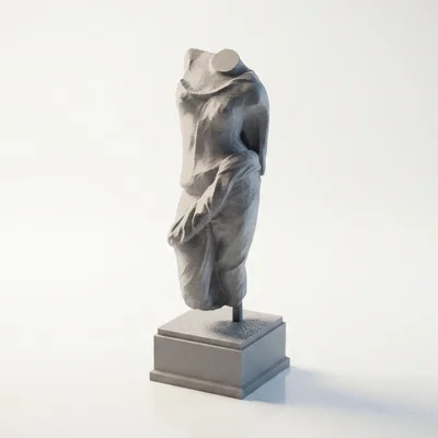 Mẫu in 3D Tượng bán thân nữ phong cách cổ điển (Classical Draped Female Torso)