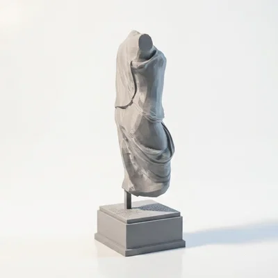 Mẫu in 3D Tượng bán thân nữ phong cách cổ điển (Classical Draped Female Torso)