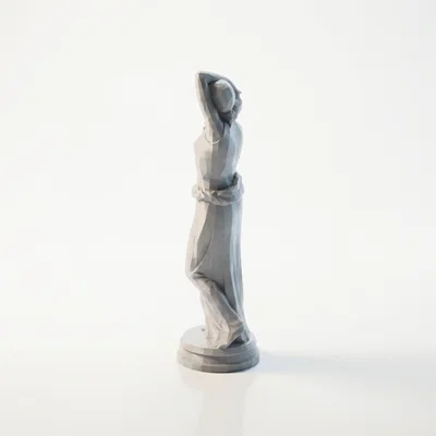 Mô hình tượng người mang nước cổ điển phong cách bảo tàng in 3D