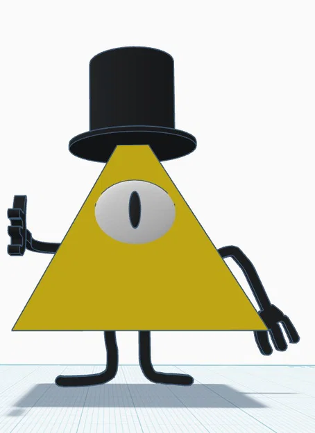 Mô hình 3D Bill Cipher Gravity Falls - Tự cân bằng ấn tượng - Image 1
