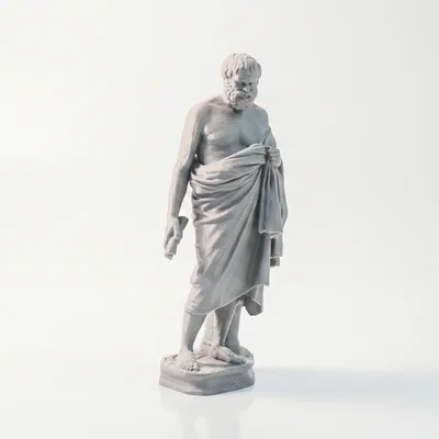 Tượng Triết Gia Menippus - Mô Hình Điêu Khắc Cổ Điển In 3D