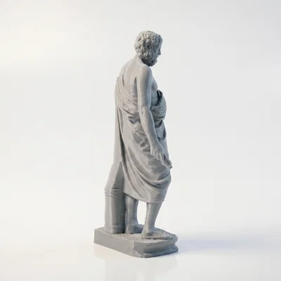 Tượng Triết Gia Menippus - Mô Hình Điêu Khắc Cổ Điển In 3D