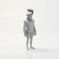 Mô hình 3D Tượng Bá tước Oxford Thời Phục Hưng - Thumbnail 1