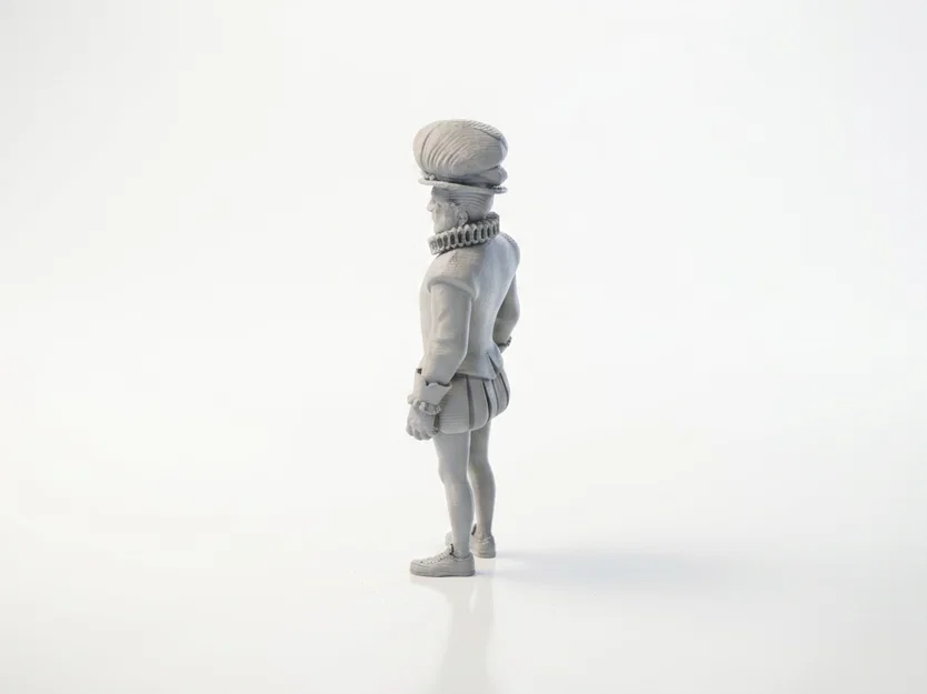 Mô hình 3D Tượng Bá tước Oxford Thời Phục Hưng - Image 2