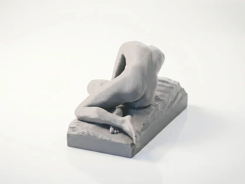 Tượng Điêu Khắc Cổ Điển 'In Sorrow' - Mẫu In 3D Đầy Cảm Xúc - Image 2