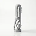 Tượng Điêu Khắc Phụ Nữ Guadeloupe Cổ Điển - File In 3D - Thumbnail 4
