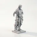 Mô hình tượng điêu khắc cổ điển Iron Asirepius in 3D - Thumbnail 1