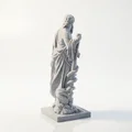 Mô hình tượng điêu khắc cổ điển Iron Asirepius in 3D - Thumbnail 3