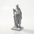 Mô hình tượng điêu khắc cổ điển Iron Asirepius in 3D - Thumbnail 4