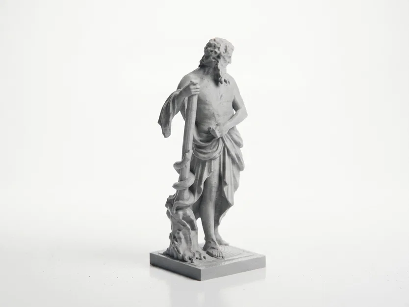Tượng Asclepius Cổ Điển Hy Lạp - Mẫu In 3D Chi Tiết - Image 1