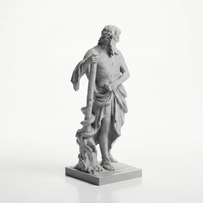 Tượng Asclepius Cổ Điển Hy Lạp - Mẫu In 3D Chi Tiết