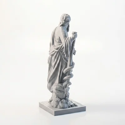 Tượng Asclepius Cổ Điển Hy Lạp - Mẫu In 3D Chi Tiết