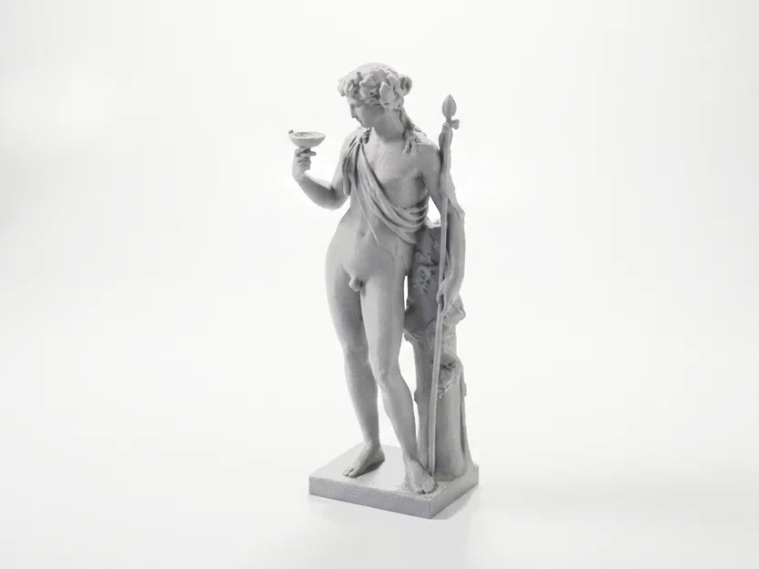 Mô hình in 3D tượng cổ điển Iron Bacchus - Image 1