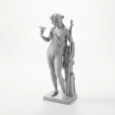 Mô hình in 3D tượng cổ điển Iron Bacchus