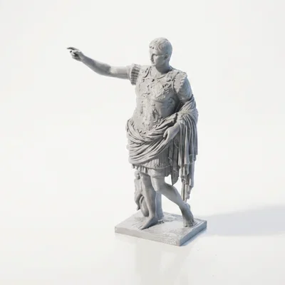 Mô hình in 3D Tượng cổ điển Augustus Prima Porta