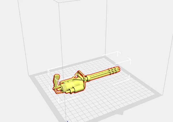 Mô hình Minigun cực chất - Thiết kế tinh xảo cho máy in 3D - Image 1