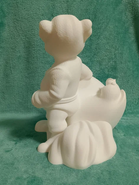 Mô hình 3D Ông lão và củ cải - Trang trí sân vườn độc đáo - Image 3
