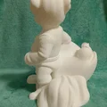 Mô hình 3D Ông lão và củ cải - Trang trí sân vườn độc đáo - Thumbnail 3