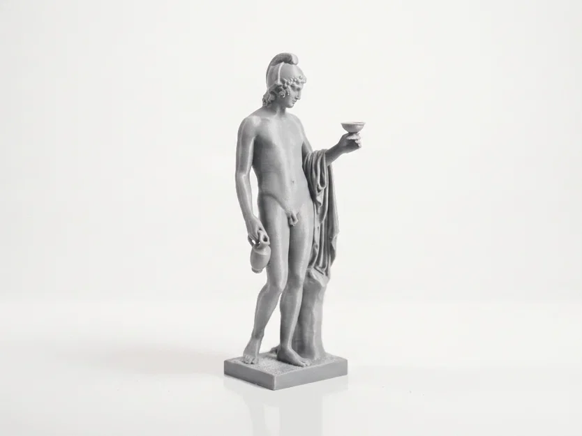 Mô hình in 3D tượng điêu khắc Ganymede cổ điển - Image 3