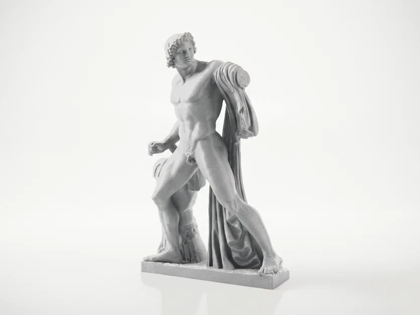 Mô hình tượng cổ điển Iron Dioscurus để in 3D - Image 1