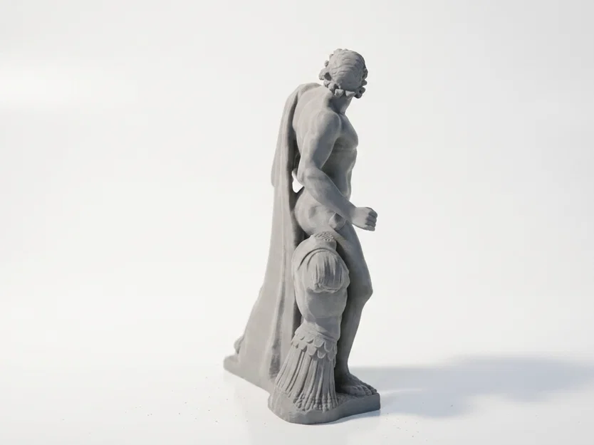 Mô hình tượng cổ điển Iron Dioscurus để in 3D - Image 2