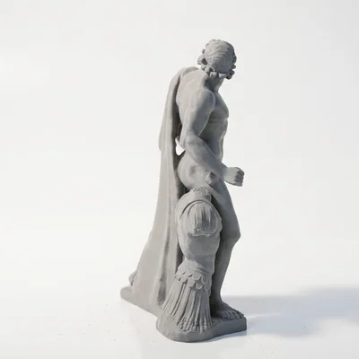 Mô hình tượng cổ điển Iron Dioscurus để in 3D