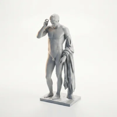Mô hình in 3D tượng chiến binh La Mã cổ điển Germanicus