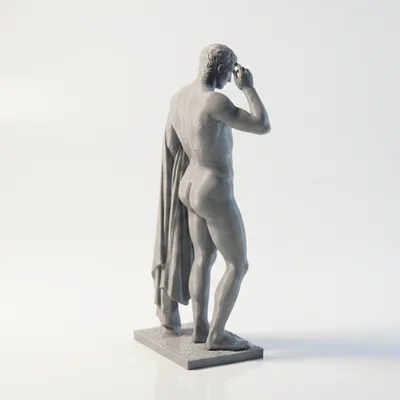 Mô hình in 3D tượng chiến binh La Mã cổ điển Germanicus