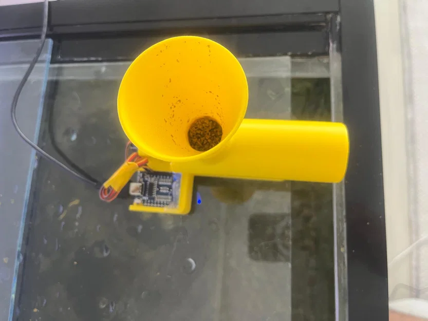 Máy Cho Cá Ăn Điều Khiển WiFi (Servo Quay Liên Tục) (ESP8266 + Blynk) - Image 3