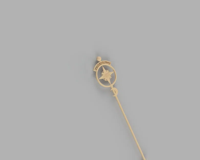 Gậy khuấy nước uống độc đáo với charm trang trí in 3D - Image 2